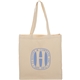 aerial view a natural odessa 8oz cotton canvas tote, image 1 of 6