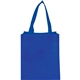 aerial view a royal non - woven polypropylene basic grocery tote, image 1 of 6
