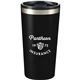 aerial view a black thor 16oz tumbler, image 1 of 5