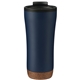 aerial view a navy valhalla 16oz tumbler with plastic inner, image 1 of 6