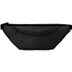 aerial view a black hipster recycled rpet fanny pack, image 1 of 2