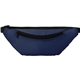 aerial view a navy hipster recycled rpet fanny pack, image 1 of 2