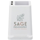 aerial view a white wireless charging pen holder w / dual outputs, image 1 of 9