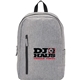 aerial view a gray skye recycled 15 laptop backpack, image 1 of 6
