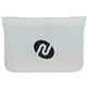 aerial view a clear zili silicone food storage bag 8oz, image 1 of 3