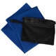 aerial view a royal cooling towel with travel pouch, image 1 of 8
