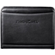aerial view a black millennium leather 8.5x 11 writing pad, image 1 of 3