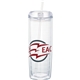 aerial view a clear 24 oz mega vortex double wall acrylic tumbler, image 1 of 4
