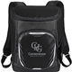 aerial view a black arctic zone(r) 18 can cooler backpack, image 1 of 5