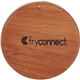 aerial view a wood fsc(r) 100 wood wireless charging pad, image 1 of 5