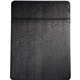 aerial view a black wireless charging mouse pad - black vinyl, image 1 of 7