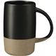 aerial view a black rockhill ceramic mug 17oz, image 1 of 4