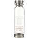 aerial view a clear thor tritan sport bottle 27oz, image 1 of 4