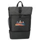 aerial view a charcoal nbn whitby insulated 15 computer backpack, image 1 of 15