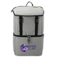 aerial view a graphite merchant craft revive recycled backpack cooler, image 1 of 14