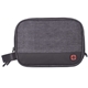 aerial view a charcoal wenger rpet dual compartment dopp kit, image 1 of 9