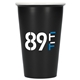 aerial view a black im not a paper cup 10oz ceramic tumbler, image 1 of 8