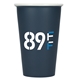 aerial view a navy im not a paper cup 10oz ceramic tumbler, image 1 of 8