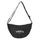 aerial view a black recycled curve crossbody, image 1 of 4