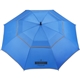 aerial view a royal 62 rpet golf umbrella with reflective trim, image 1 of 8
