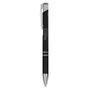 aerial view a black recycled aluminum richmont gel ballpoint, image 1 of 5