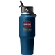 aerial view a indigo hydro flask(r) travel bottle with flex straw cap 32 oz, image 1 of 4