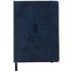 aerial view a navy 5 x 7 fsc (r) recycled morano recycled soft bound journal, image 1 of 4