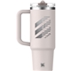 aerial view a rose quartz stanley quencher protour tumbler 30oz, image 1 of 5
