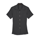 aerial view a black harriton - womens bahama cord campshirt, image 1 of 6