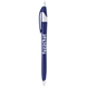 aerial view a blue with silver trim cougar multi color click ballpoint pen, custom pens, image 1 of 4