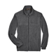 aerial view a charcoal harriton - youth full - zip fleece - all, image 1 of 5