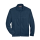 aerial view a navy harriton - youth full - zip fleece - all, image 1 of 5