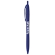 aerial view a solid blue cougar multi color click ballpoint pen, custom pens, image 1 of 4