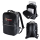 aerial view a black aeroloft(r) odyssey dual compartment backpack, image 1 of 2
