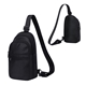 aerial view a black aeroloft(r) motion crossbody sling bag, image 1 of 2