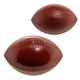 aerial view a brown football 6 vinyl sports ball, image 1 of 2