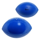 aerial view a royal blue football 6 vinyl sports ball, image 1 of 2