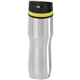 aerial view a stainless tumbler & yellow accent 16 oz persona(r) caturra vacuum tumbler, image 1 of 3