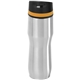 aerial view a stainless tumbler & orange accent 16 oz persona(r) caturra vacuum tumbler, image 1 of 7