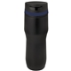 aerial view a black & navy band 16 oz persona(r) caturra trail vacuum tumbler, image 1 of 2
