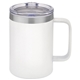 aerial view a white 14 oz urban peak(r) summit vacuum camp mug, image 1 of 4
