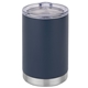 aerial view a navy blue 12 oz urban peak(r) bedrock trail vacuum can cooler, image 1 of 5