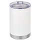 aerial view a white 12 oz urban peak(r) bedrock trail vacuum can cooler, image 1 of 3