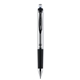 aerial view a blue uni - ball(r) 207 gel impact retractable pen, image 1 of 2