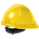 aerial view a yellow mont - blanc(tm) type ii cap style hard hat, image 1 of 4
