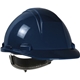 aerial view a navy blue mont - blanc(tm) type ii cap style hard hat, image 1 of 5