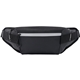 aerial view a black urban peak(r) crossbody belt bag / fanny pack, image 1 of 6