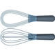 aerial view a blue joseph joseph(r) twist(tm) 2- in -1 blue whisk, image 1 of 8