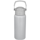 aerial view a gray urban peak(r) 34oz dual top water bottle, image 1 of 3