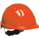 aerial view a orange evolution(tm) deluxe 6151 hi - viz hard hat, image 1 of 4